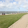 Strandpromenade und Strandkörbe nahe der Ferienwohnung Norderney